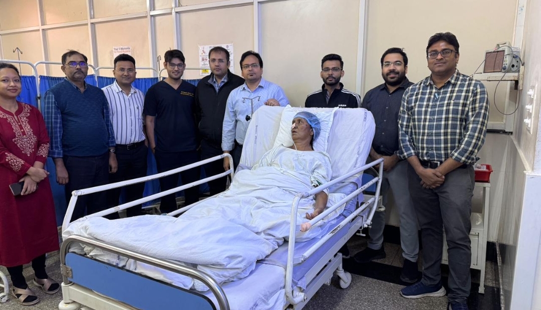 *उपलब्धिः एक बार में चार ब्रेन एन्यूनिज्म का एंडोवास्कुलर कॉइलिंग से सफल आपरेशन*