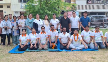 *विश्व पर्यावरण दिवस पर योग पार्क स्थापना, योग सत्र एवं वृक्षारोपण  कार्यक्रम   हुआ आयोजित*