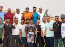 *ऋषिकेश- प्रेस क्लब के पत्रकारों एवं पार्षदों  के बीच मैत्रीपूर्ण क्रिकेट मैच संपन्न- पार्षदों ने 18 रन से मुकाबला किया अपने नाम*