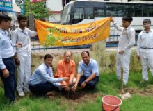 *एक वृक्ष सौ पुत्रों के समान : हरेला सप्ताह के तहत विद्यालय में हुआ वृक्षारोपण*