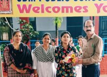 *ऋषिकेश-श्री भरत मंदिर पब्लिक स्कूल की पूर्व छात्रा साताक्षी शर्मा बनी डीएसपी- विद्यालय परिवार ने किया सम्मानित*
