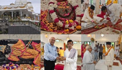 *हरिद्वार – भूपतवाला में श्री बद्रीनाथ-केदारनाथ मंदिर का स्थापना दिवस संपन्न, शाही परिवार की मौजूदगी में श्रद्धालुओं के लिए खुले कपाट*
