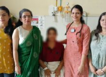 हिम्स जौलीग्रांट में दोनों ओवरी से आठ डर्मॉइड सिस्ट की सफल लैप्रोस्कोपिक सर्जरी.