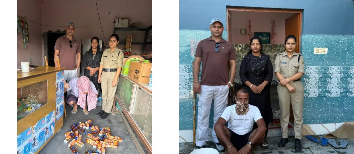 लाख कोशिशों के बावजूद अवैध शराब का कारोबार बेखौफ, आबकारी टीम की दबिश में 20 लीटर कच्ची शराब समेत देशी शराब बरामद, दो गिरफ्तार।