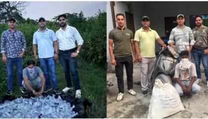 ऋषिकेश -आबकारी विभाग का विशेष प्रवर्तन अभियान- अवैध शराब के साथ दो गिरफ्तार