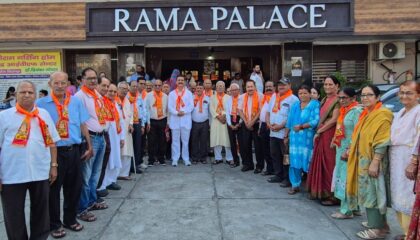वरिष्ठ अधिवक्ता अजय कथूरिया के सौजन्य से वरिष्ठ नागरिकों ने देखी फिल्म हनुमान अंश, भक्ति भाव से भावविभोर हुए दर्शक।