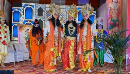 श्री निरंजनी मायापुर रामलीला में ताड़का वध का भव्य मंचन, रामभक्तों का उमड़ा जनसैलाब.
