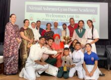 40 विद्यालयों के 144 खिलाड़ियों के बीच एनजीए ने जीती ओवरऑल चैंपियन ट्रॉफी।