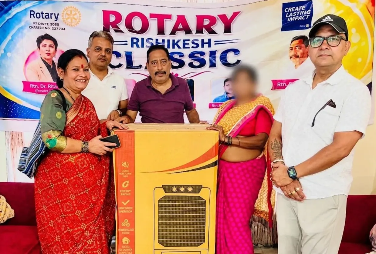 रोटरी ऋषिकेश क्लासिक क्लब ने जरूरतमंद परिवार की बेटी की शादी में दिया सहयोग.