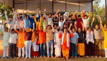 प्रतीतनगर में पंचम श्रीरामलीला महोत्सव का भूमि पूजन और ध्वजारोहण के साथ शुभारंभ.