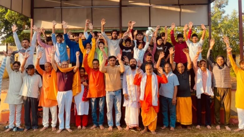 प्रतीतनगर में पंचम श्रीरामलीला महोत्सव का भूमि पूजन और ध्वजारोहण के साथ शुभारंभ.