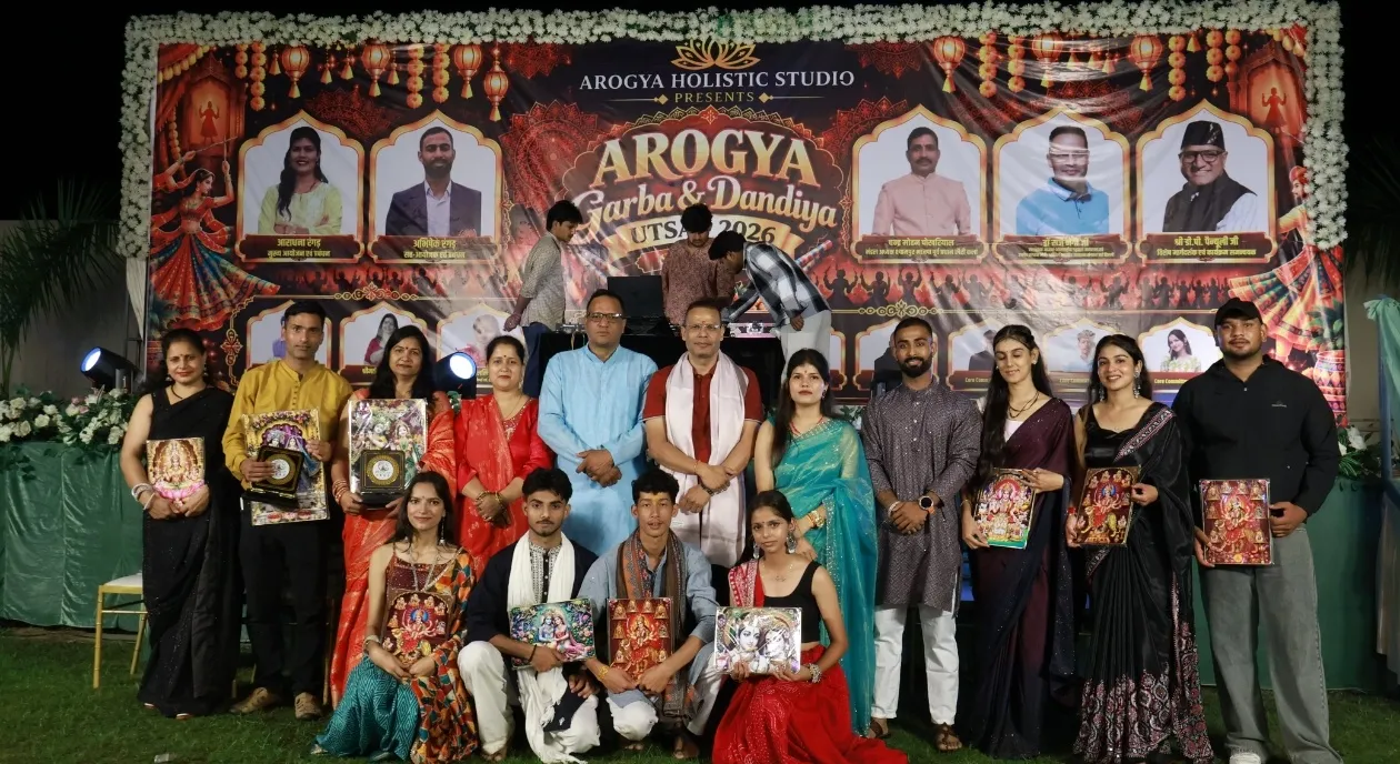 ऋषिकेश – धूमधाम से संपन्न हुआ आरोग्य गरबा एवं डांडिया उत्सव-2026, सीजन-2.