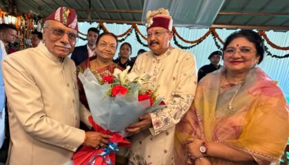 सतपाल महाराज ने नवनियुक्त राज्यपाल डॉ. ढाल सिंह बिसेन से की शिष्टाचार भेंट.