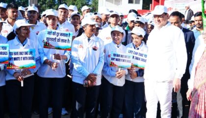 मुख्यमंत्री ने नशामुक्त उत्तराखण्ड वॉकथॉन को दिखाई हरी झंडी