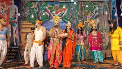 प्रतीतनगर रामलीला में सीता जन्म, ताड़का वध और अहिल्या उद्धार का भव्य मंचन.