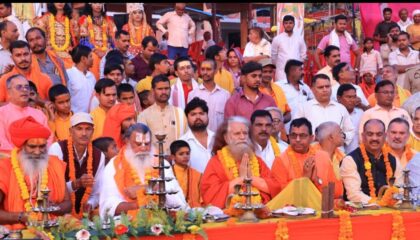 श्रृंगवेरपुर धाम पहुंचे स्वामी चिदानन्द सरस्वती, श्रीराम-निषादराज की मैत्री के संदेश को जन-जन तक पहुंचाने का संकल्प।