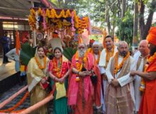 *स्वर्गाश्रम क्षेत्र में श्रद्धा और भक्ति के साथ निकली भगवान जगन्नाथ की भव्य रथयात्रा*
