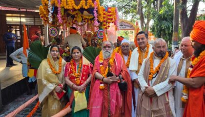 *स्वर्गाश्रम क्षेत्र में श्रद्धा और भक्ति के साथ निकली भगवान जगन्नाथ की भव्य रथयात्रा*